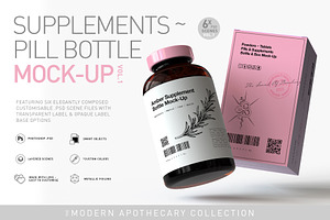 Vitamins | Supplement Bottle Mock-Up