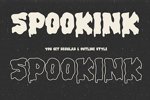 SpookInk - Halloween Font