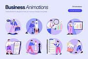 Animated Business Drawing Art Set, a Finance Illustration by Brickclay (Thumbnail 1 of 5)