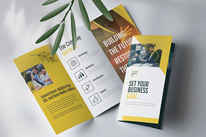 Corporate Trifold Brochure, a Brochure Template by Cristal Pioneer