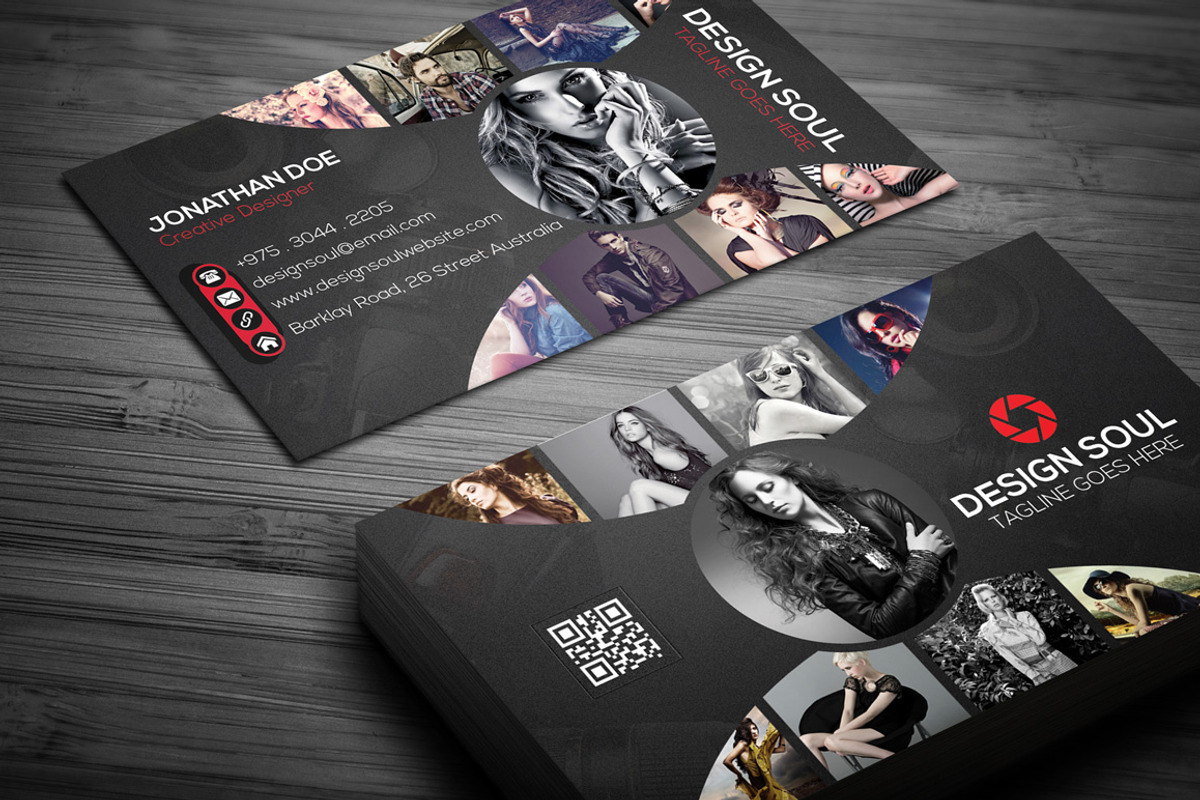 Photography Business Card, a Business Card Template by Designsoul14 (Photo 3 of 3)
