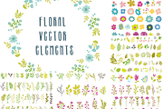 Floral illustrations, vector objects, an Object Graphic by bigmomentsdesign (Thumbnail 2 of 8)