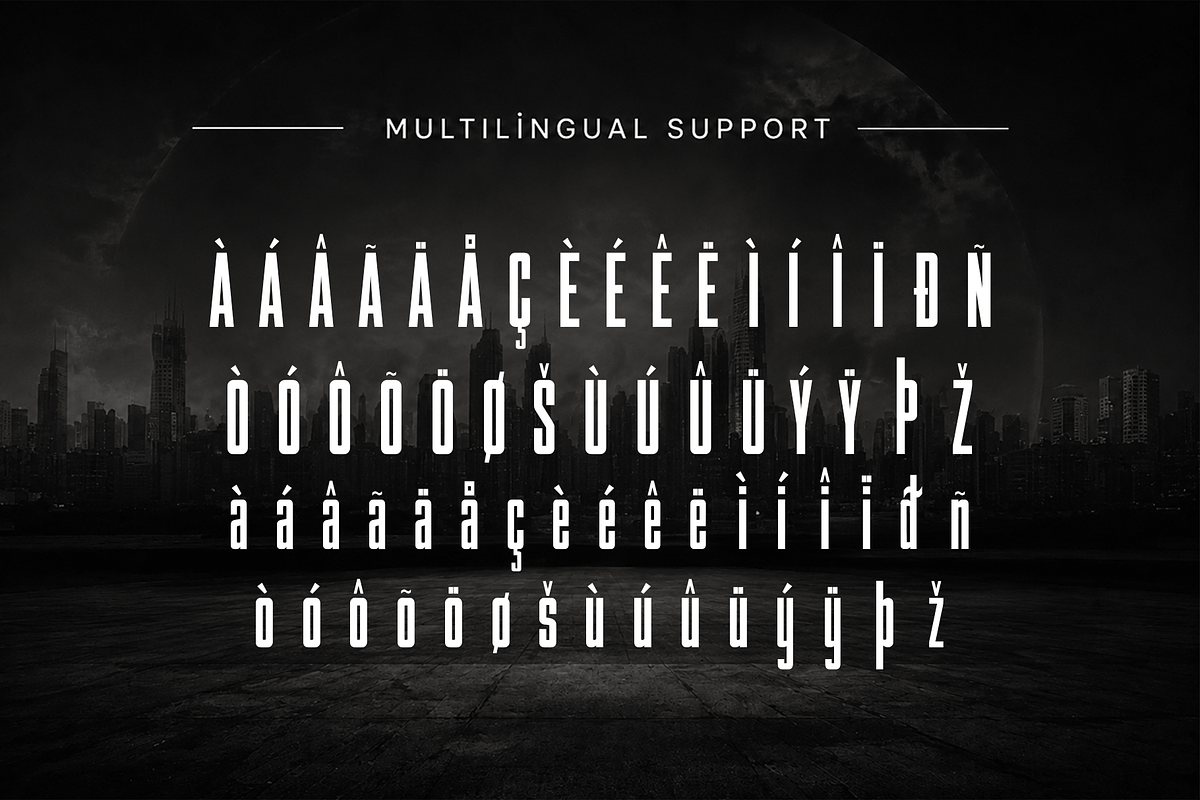 Horizon - Bold Condensed Display, a Sans Serif Font by overlaytemplates (Photo 5 of 5)