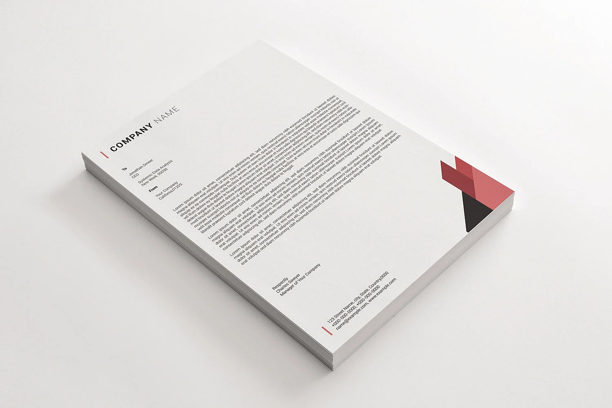 Brand Identity Stationery, a Stationery Template by retrographix (Photo 5 of 5)