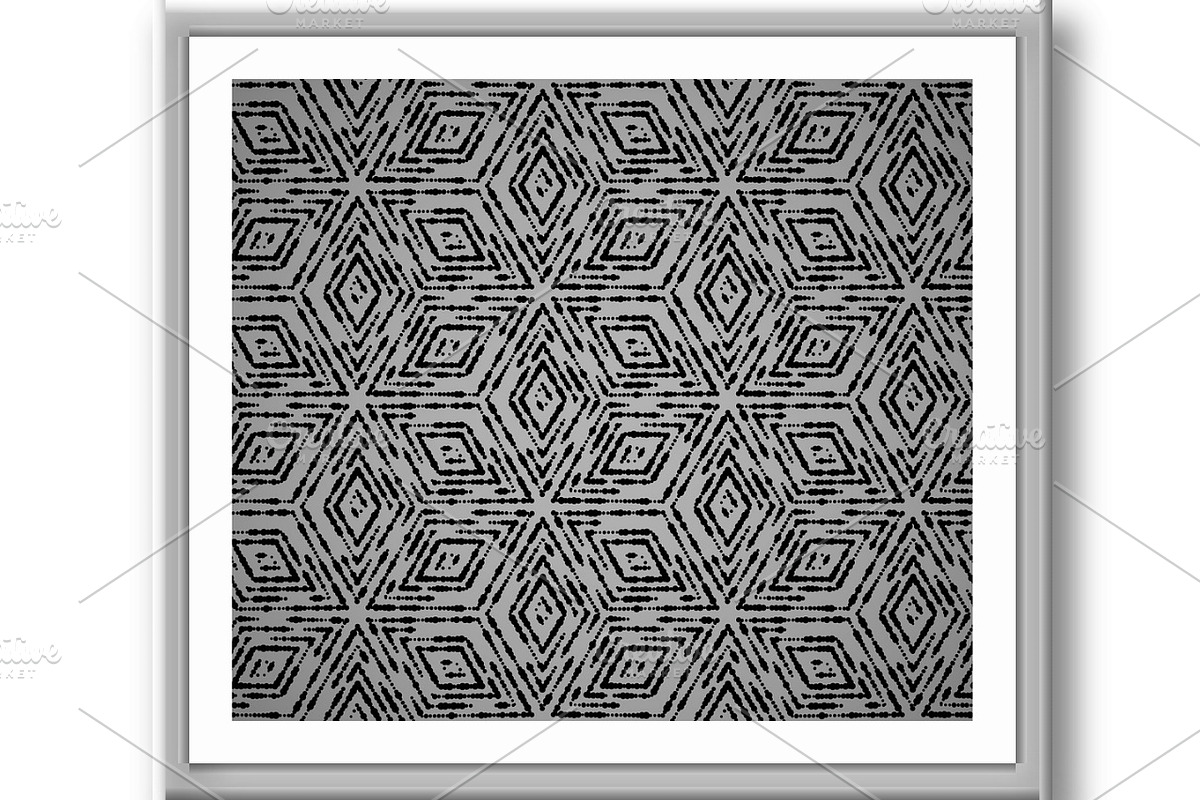Abstract geometric pattern. A, a Decorative Illustration by RODINA (Photo 3 of 3)