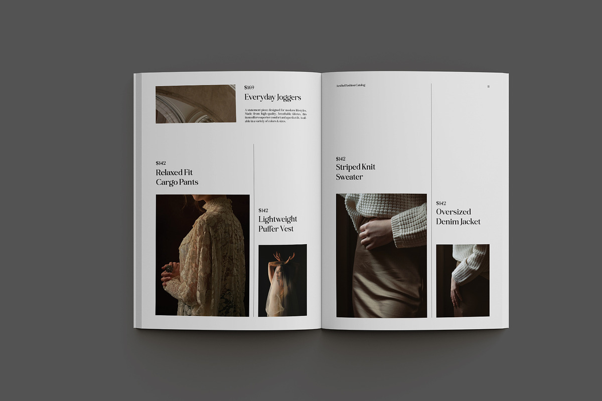 Green Minimal Fashion Catalog, a Brochure Template by Neermana (Photo 7 of 10)