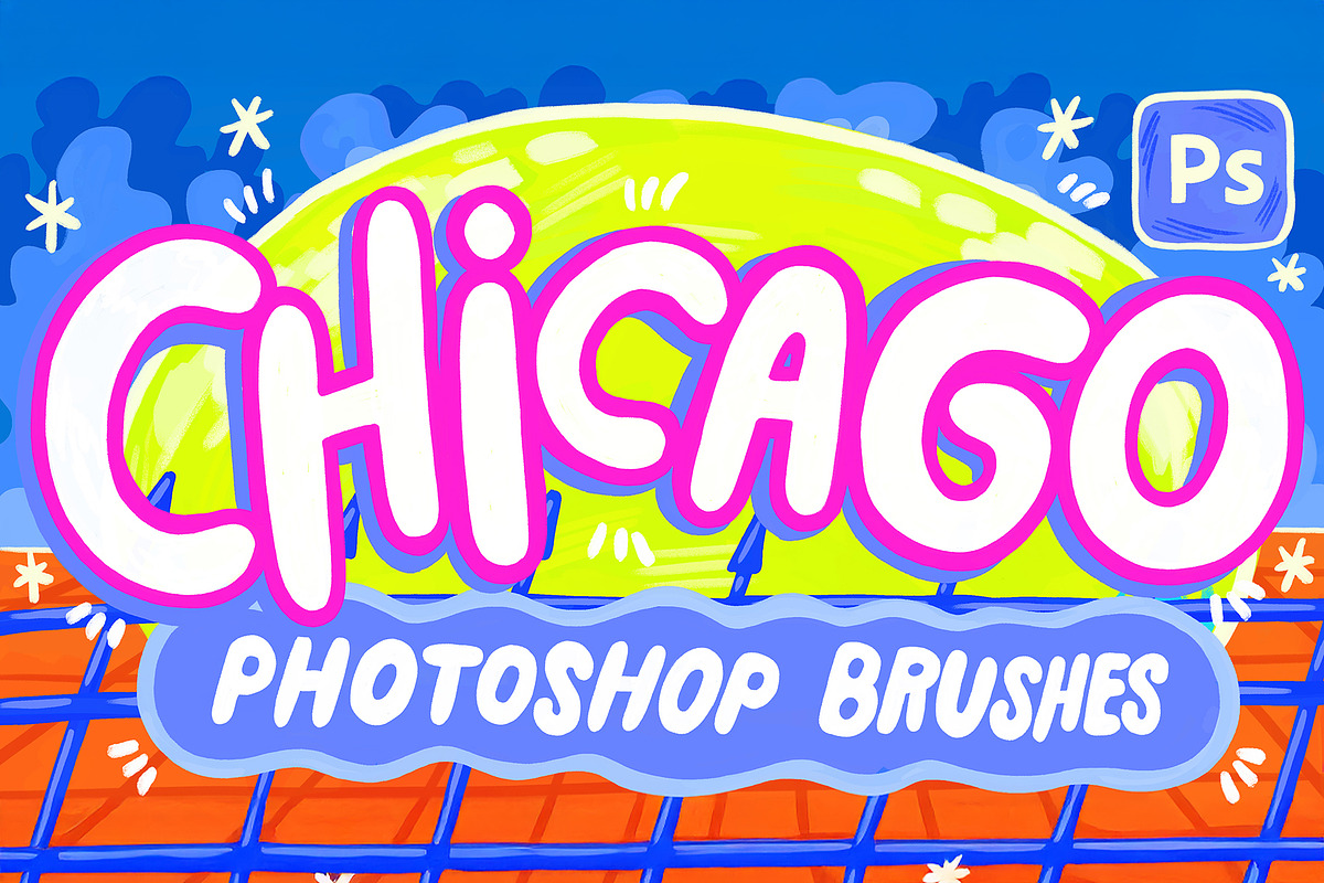 Chicago Photoshop Brush Pack, a Brush Add-On by studio.pancz (Photo 1 of 2)