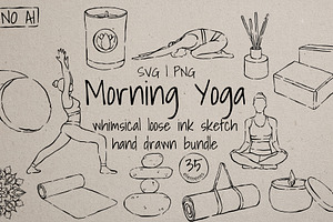 Morning Yoga | Loose Sketch Bundle