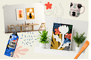 Abstract Floral clip arts & patterns, a Pattern Graphic by PixelAesthetic (Thumbnail 10 of 13)