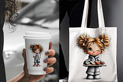 Easter Whimsical Girl & Animals PNG, an Illustration by one-touch (Thumbnail 2 of 11)