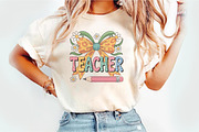Coquette Teacher Png, an Illustration by Watercolor design (Thumbnail 4 of 5)