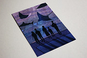 People in oceanarium, an Animal Illustration by Good Studio (Thumbnail 4 of 4)
