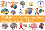 Multiple Sclerosis Awareness Brain, a Person Illustration by Designer_Momina (Thumbnail 1 of 16)