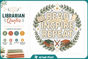 Librarian Quotes Bundle, an Object Graphic by Actual Pixel (Thumbnail 16 of 20)