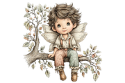 Fairy Boy Clipart PNG, an Illustration by Memories By Lea (Thumbnail 10 of 20)