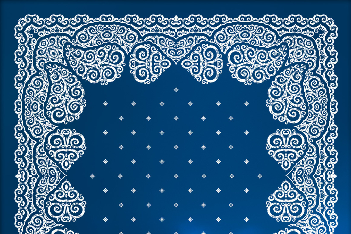 Bandanna print design set (vector), a Pattern Graphic by Bakhtiozin art graphic (Photo 3 of 8)