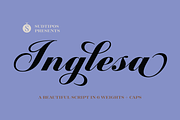 Inglesa, a Font by Sudtipos (Thumbnail 1 of 6)
