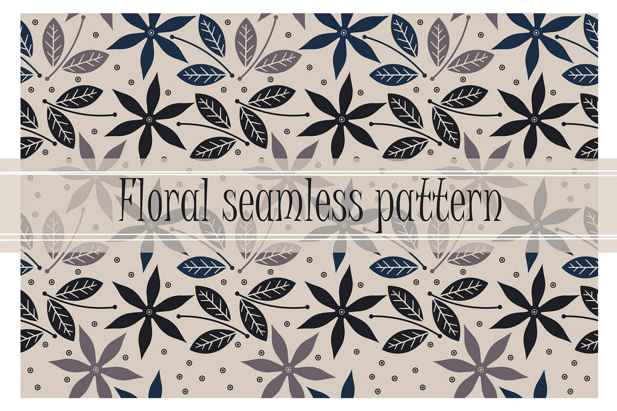 6 Floral patterns & 6 round frames, a Pattern Graphic by Daria Maier (Photo 7 of 8)