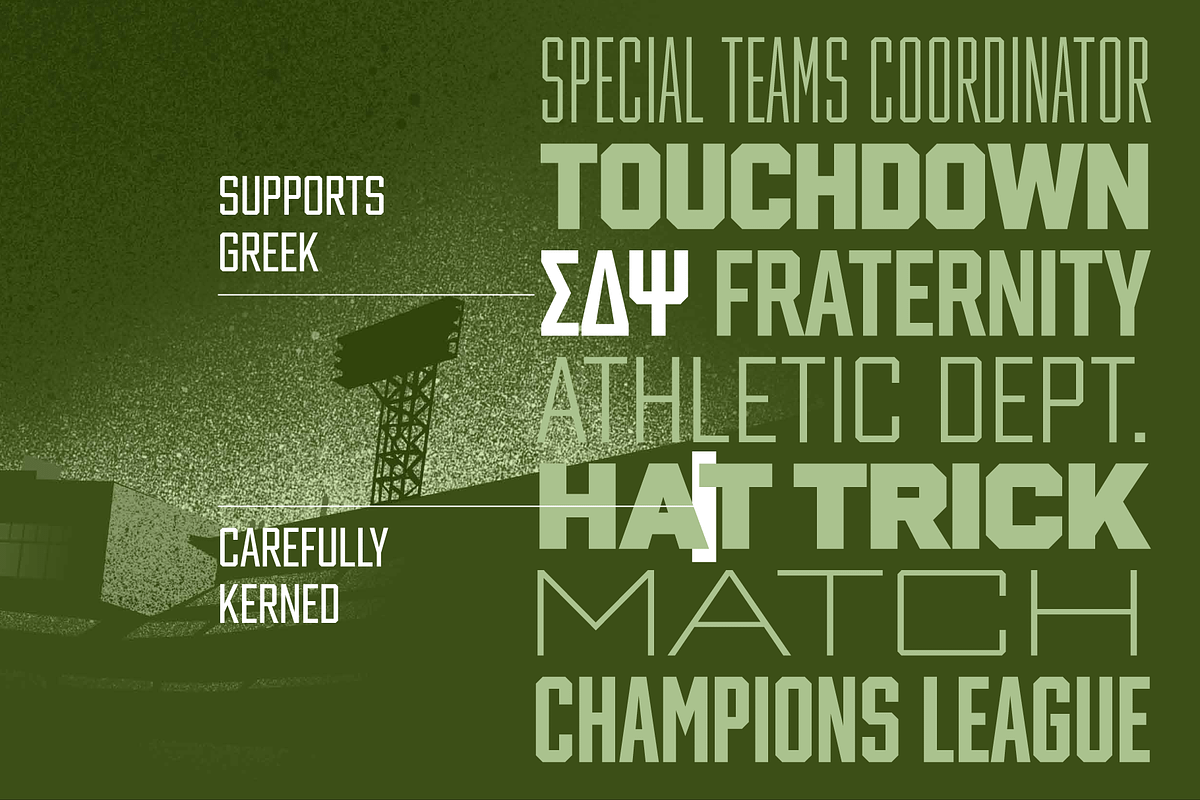 Winner Sans Complete, a Font by Sportsfonts (Photo 3 of 4)