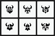 Viking Warrior Logo Set, a Branding & Logo Template by Vectorium Studio (Thumbnail 2 of 2)