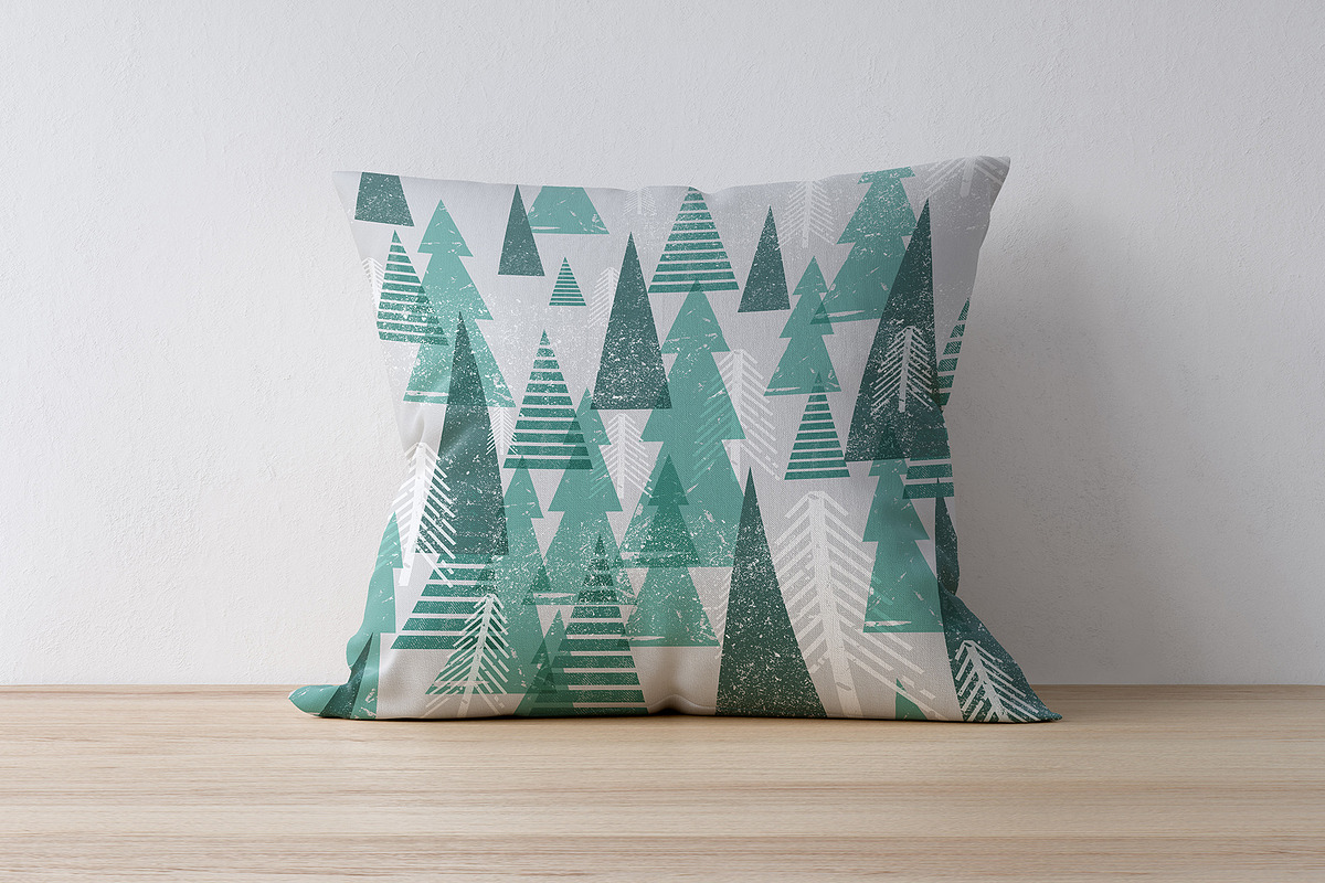 6 Seamless WINTER patterns., a Seasonal Illustration by ElenKoss (Photo 7 of 7)