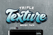 Triple Texture Brush Bundle, a Brush Add-On by Cynlop Ink (Thumbnail 1 of 8)