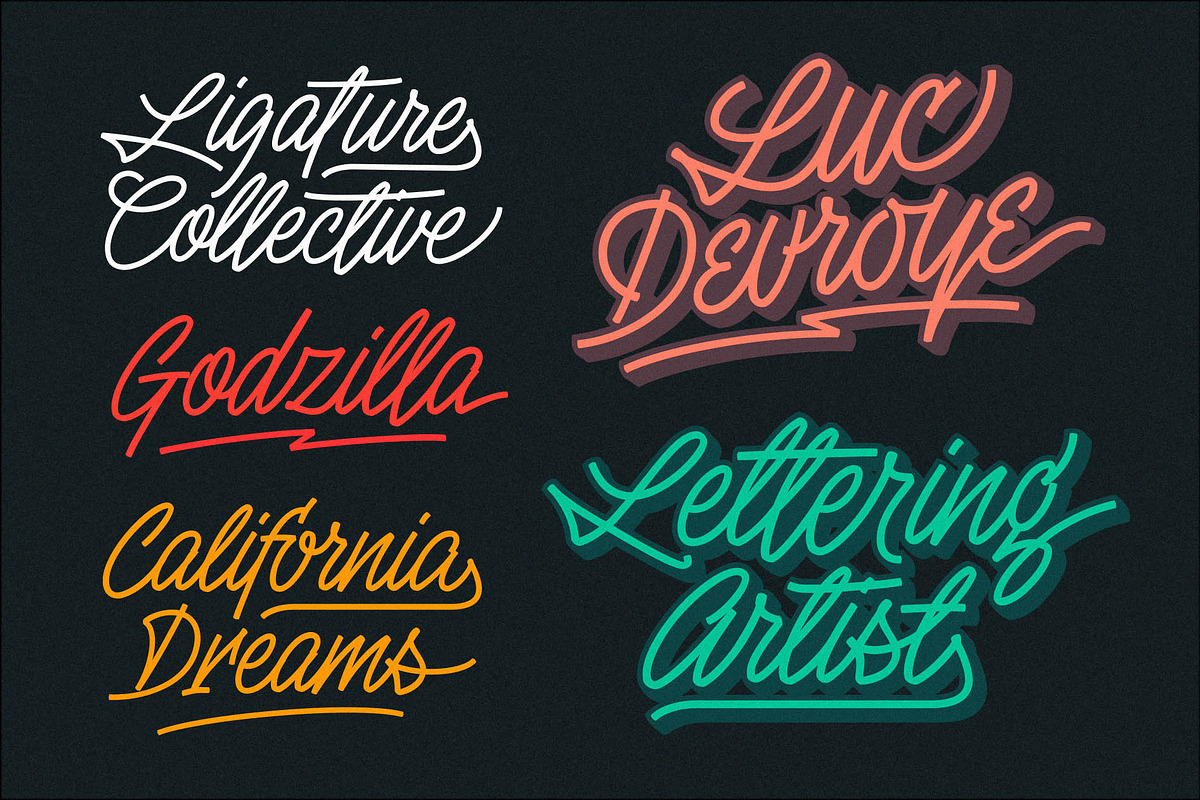 Silent Fighter - 3D Layered Font preview 8