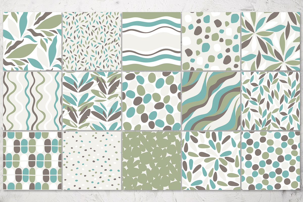 15 abstract patterns, a Pattern Graphic by pineart (Photo 2 of 5)