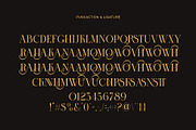 RAVORS Elegant Ligature Serif, a Serif Font by Alfinart (Thumbnail 8 of 8)