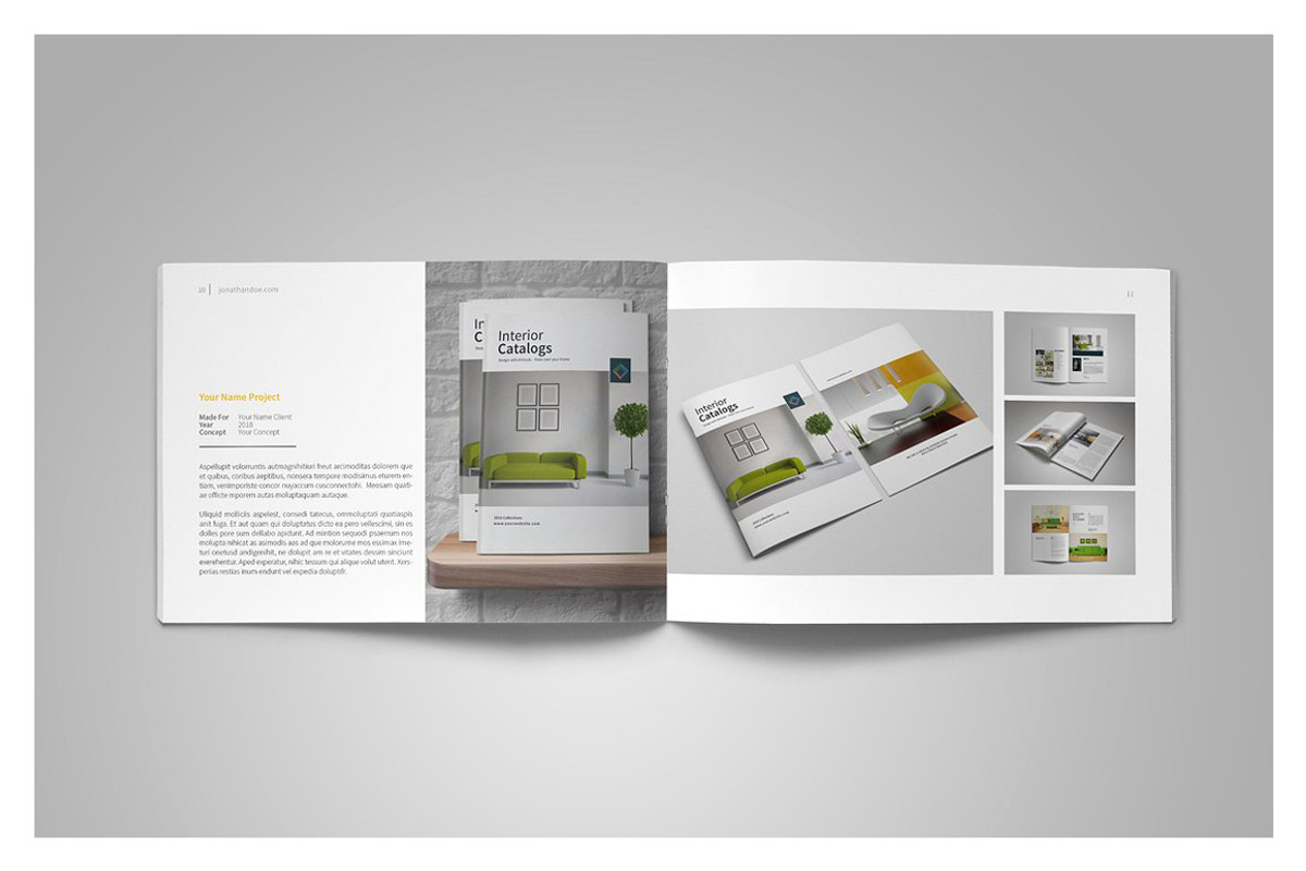 Graphic Design Portfolio Template, a Brochure Template by adekfotografia (Photo 9 of 24)
