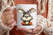 Funny Easter Bird Clipart, an Illustration by designcity5 (Thumbnail 5 of 5)