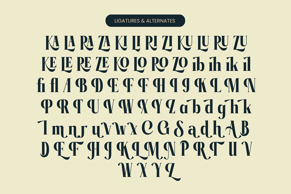 Garaleo Modern Luxury Serif, a Script Font by timelesstype.co (Photo 19 of 20)