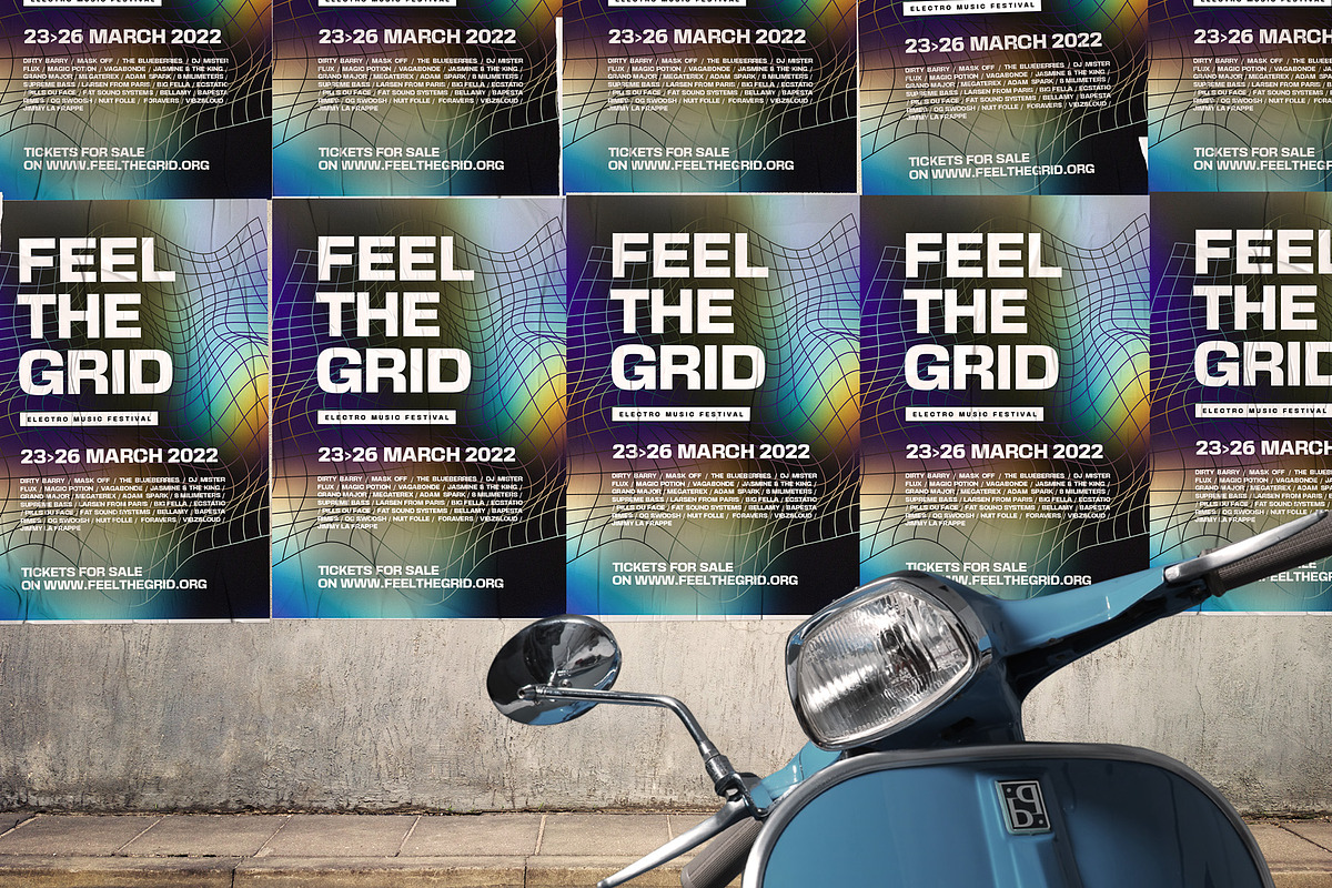 WARPED GRIDS vol.1 - Grid designs, an Object Graphic by RAWSTR (Photo 2 of 17)