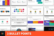 3 Bullet Points PowerPoint Templates, a Presentation Template by Warna Works (Thumbnail 1 of 24)