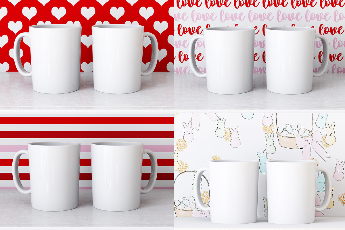 Mug Mockup Bundle (jpg) - 44, a Print Template by Mockup Shop (Photo 3 of 6)