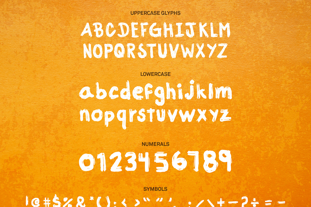 Fresh Brush Font preview 2