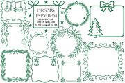 Christmas EPS PNG Frame Bundle, an Illustration by Daily.Designs (Thumbnail 1 of 5)