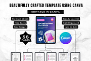 The Instagram Playbook - 56 pages, a Templates & Theme by Digital Content Mix (Thumbnail 2 of 5)
