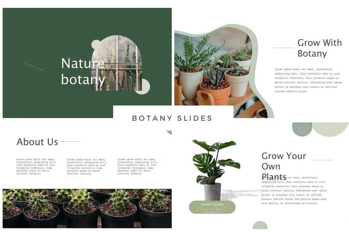 Nature Botany Powerpoint Template, a Presentation Template by GearShift (Photo 2 of 4)