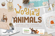 Woodland Animals Pack, an Animal Illustration by MaljukArt (Thumbnail 1 of 15)