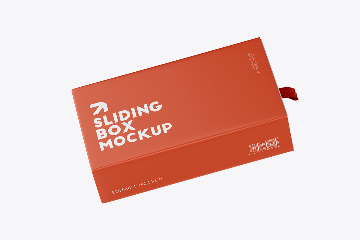 Sliding Gift Box Mockup PSD, a Packaging Mockup by Ram Studio LLC (Photo 14 of 15)