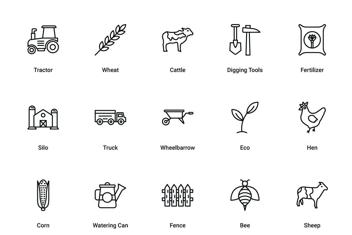 Agriculture Farming & Gardening, an Icon by Color Cubes (Photo 5 of 5)