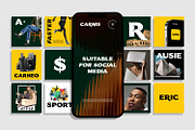 CARNIS Font - Bold Decorative Sans, a Slab Serif Font by WhymoreArt (Thumbnail 3 of 11)