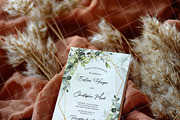 Boho 5x7 Invitation card mockup PSD, an Advertising Mockup by Blush Roses Print (Thumbnail 5 of 7)