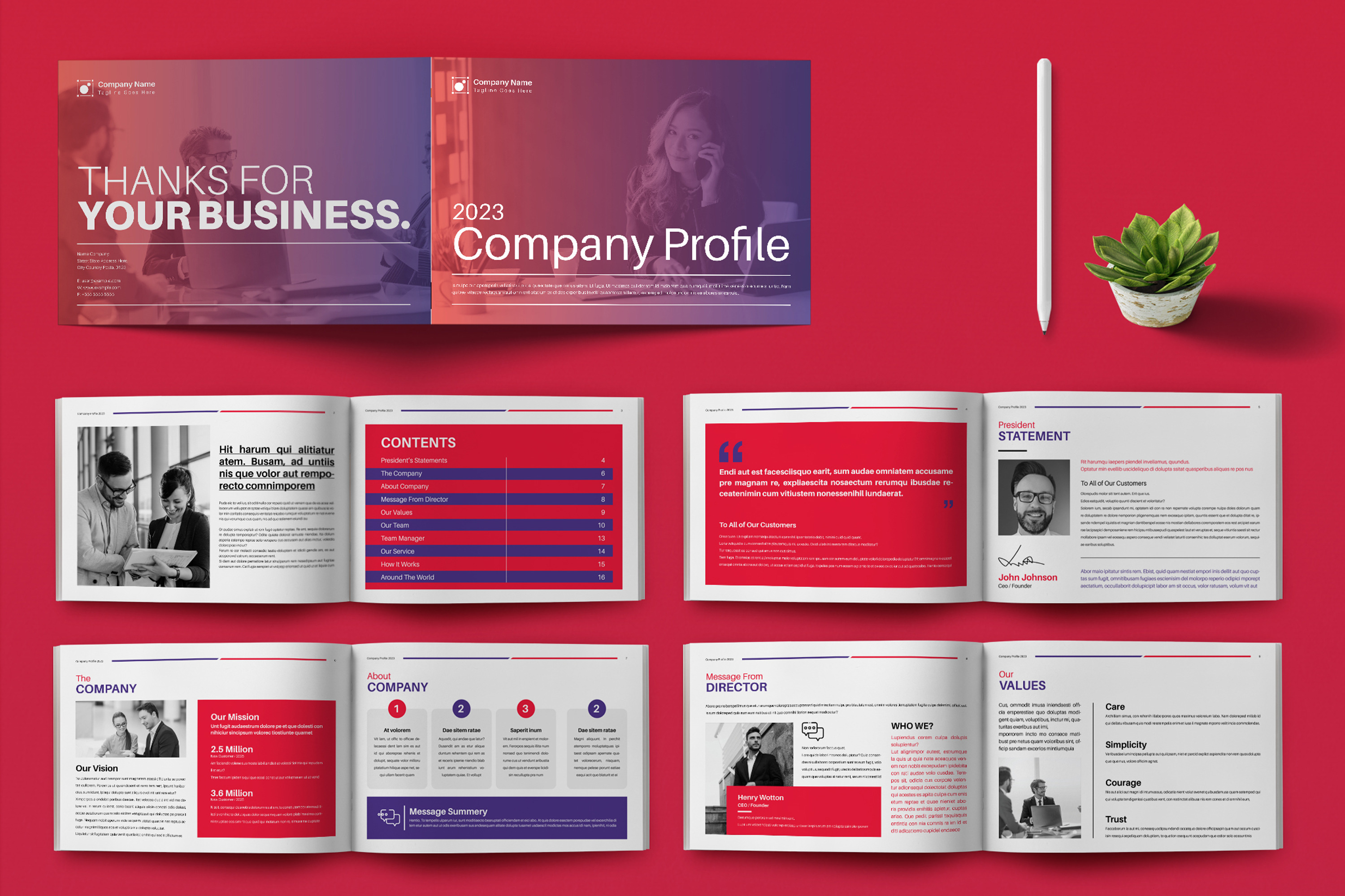 Company Profile Design Template