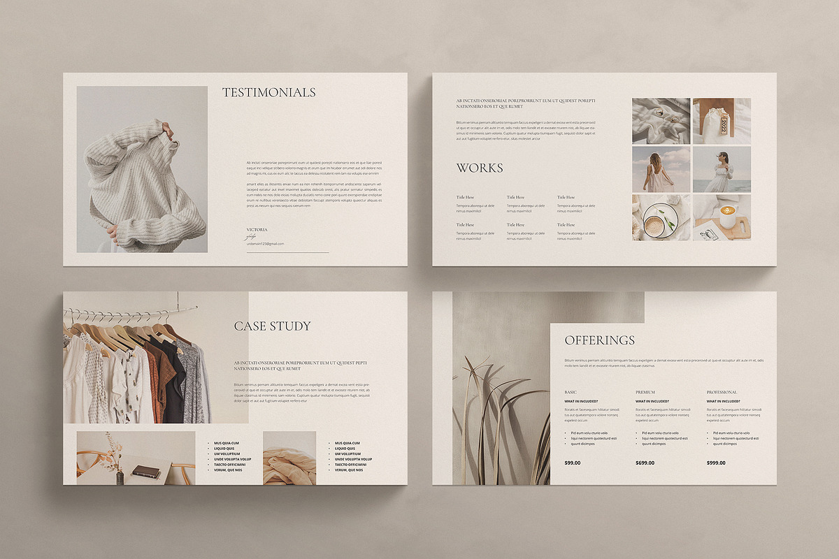 Services & Pricing Guide Template, a Presentation Template by E-Type (Photo 6 of 7)
