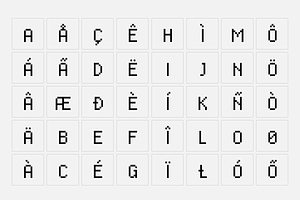 Standard Pixel Font 4 Styles