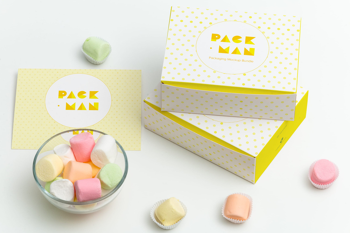 Sweet Box Mockup 05, a Cups & Container Mockup by Ktyellow (Photo 1 of 3)