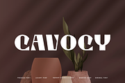 Cavocy - Luxury Bold, a Sans Serif Font by Iqsiart Studio (Thumbnail 1 of 6)