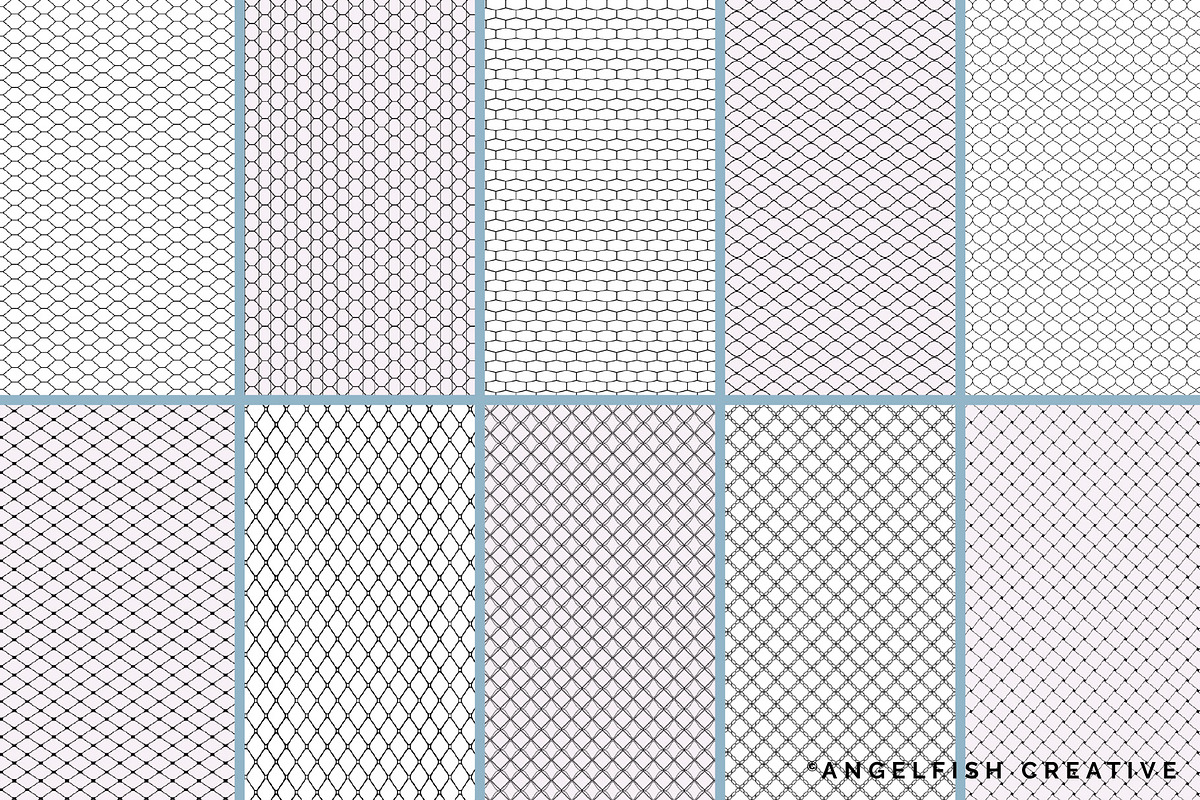 Lace Mesh Procreate Brush Set, a Brush Add-On by AngelfishCreative (Photo 4 of 11)